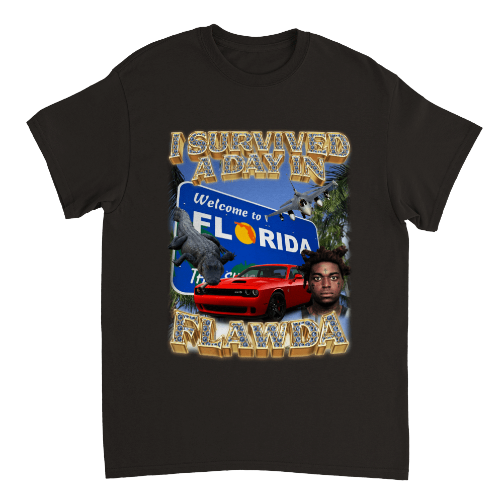 I SURVIVED A DAY IN FLAWDA SHIRT