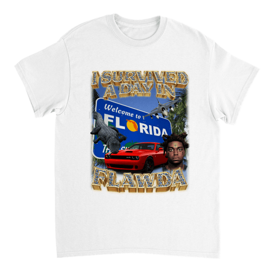 I SURVIVED A DAY IN FLAWDA SHIRT